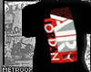 Blk N Red Jordan Tee
