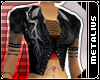 Leather jacket w/red