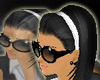 black hair