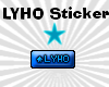 {K} LYHO Sticker