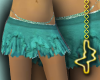 [M] Ripped Ruffle - Aqua