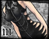 M* Leather dress