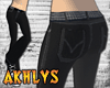 Black Denim Pants