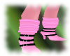 Pink Strapped Boots