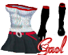 Product Image for Nice Girl blk, wht &red