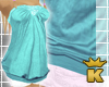 {K} Turquoise Tube Top