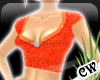 Knitted Shirt Orange