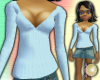 Winter Top Pale Blue