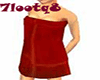 bath towel red