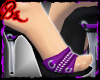[bz] Punked Mules PURPLE