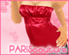 *Pc* Satin Red Top
