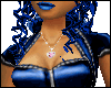 ! leather suit Blue !