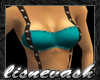 (L) Teal Bikini Wrap