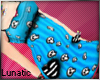 ~L* Blue Skull Dress