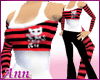 Layered Top n Pants RED