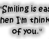 Smiling is easy when...