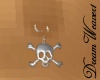 Silver Skull Nipple Ring