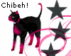 Pink And Black Cat