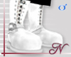 White buckledCombatBoots