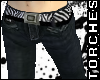 Dark Skinny Flares 2