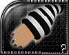 m.. Arm Warmer BlkWht