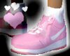 Ladys *Pink Canvas* AJ1s