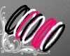 10 Bangles [blk+wht+pnk]