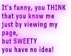 You think you know me...