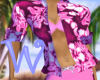 *W* Pink Hibiscus Shirt