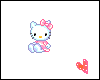 Hello kitty+heart