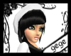 [GG]Nozomi Blk cap Wht