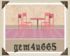 Pretty in Pink dining