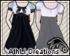 LK~Doll Dress-B&W