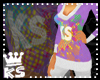{K} Purple Sweater Dots