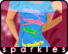 *S Colorful Plane Tee