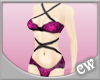 CrissCross Swimwear Purp