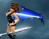Blue Neon Wings