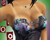 SeMosSatinBeltedDresS