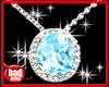 ~KinG~Blue Topaz Pendant
