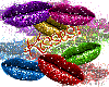 Kisses Lips glitter)