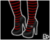 Red&Black stripes Boots