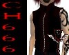 Black Emo/Goth vest