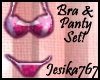 Pink/White Lingerie Set