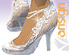 Princess Lace White Pump