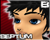 [B] Black septum