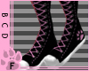 -BCD- Blk&Pink Sneakers