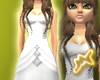 [M] Ruffle Gown White