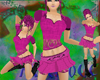 Hot Pink Tartan Tease