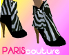 *Pc* Zebra Ankle Boots