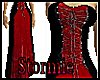 medieval redblk gown